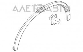 Capacul aripii fata stanga Volvo XC90 16-22 zgariat.