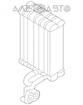 Evaporatorul de încălzire a trei rânduri pentru Volvo XC90 16-22