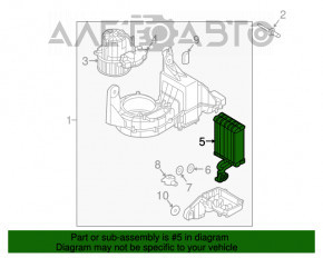 Evaporatorul de încălzire a trei rânduri pentru Volvo XC90 16-22