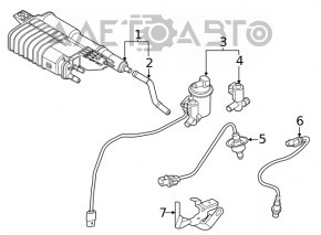 Ventilul absorbant de combustibil Hyundai Sonata 20- 1.6T, 2.5