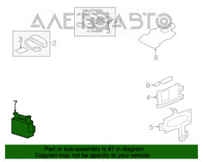 Блок считывания sim карты Volvo XC90 16-22