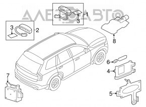 Блок считывания sim карты Volvo XC90 16-22