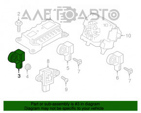 Senzor airbag dreapta fata Volvo XC90 16-22