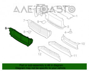 Grila de ventilatie superioara pentru Volvo XC90 16-22 tip 1