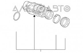 Воздуховод от компрессора Volvo XC90 16-22