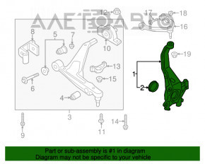 Capacul frontal dreapta Volvo XC90 16-22