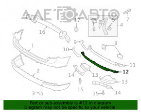 Capacul bumperului din spate inferior pentru Volvo XC90 16-22 cu accesorii cromate și carlig de remorcare