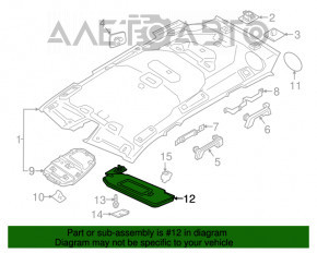 Capota stângă Volvo XC90 16-22 gri, pentru curățare.