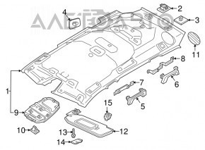 Capota dreapta Volvo XC90 16-22 gri, fara carlig, pentru curatare.