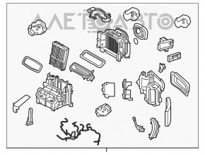 Radiatoarele pentru Volvo XC90 16-18 cu 2 zone.