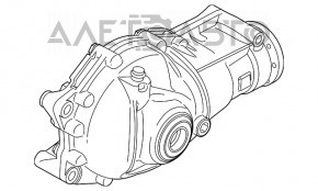 Передний редуктор BMW X5 F15 14-18 4.4T AWD