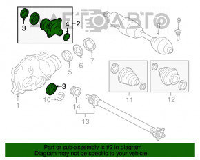 Опора переднего редуктора BMW 3 F30 12-18