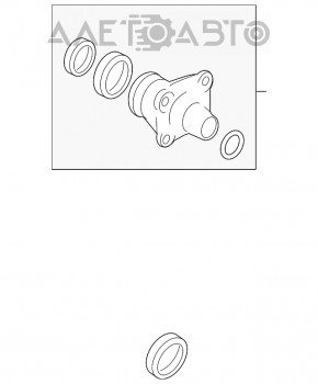 Suport de transmisie punte dreapta fata BMW 5 G30 17-23 nou original OEM