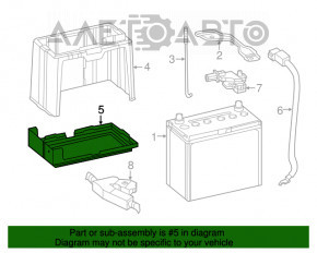 Platforma bateriei Honda CRV 12-16