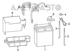 Palet pentru baterie Honda HR-V 16-22