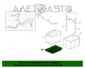 Platforma pentru baterie auto Honda Accord 18-22