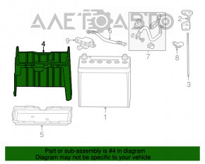 Корпус АКБ Honda Accord 13-17 hybrid