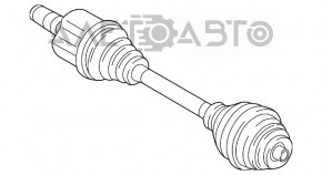 Ax cu roți față dreapta BMW X1 F48 16-19 AWD