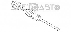 Привод полуось передняя правая BMW 3 F30 12-18