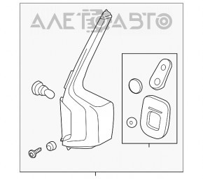 Lampă exterioară aripă stângă Volvo XC90 16-22 LED