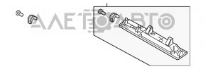 Placa de iluminare a numărului de la ușa portbagajului Volvo XC90 16-22 cu mâner, pentru cameră