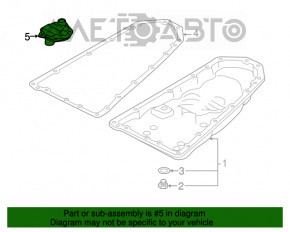 Маслоприемник АКПП Nissan Rogue 14-20 новый OEM оригинал