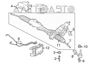 Проводка рейки рулевой ЭУР BMW 3 F30 12-18