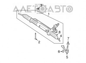 Рейка рулевая BMW 335i e92 07-13