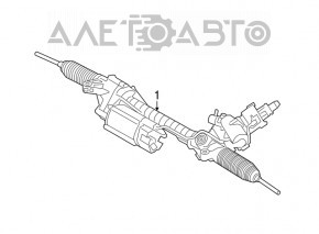 Рейка рулевая ЭУР BMW 5 F10 11-16 RWD