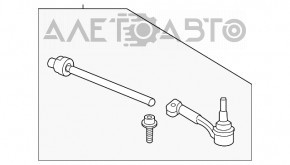 Bară de direcție cu capăt de direcție dreapta BMW 3 F30 12-18