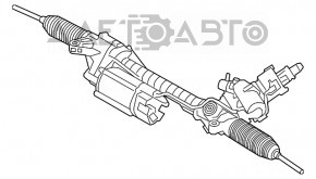 Bară de direcție BMW 5 F10 14-16 RWD EPS