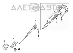 Рулевая колонка BMW 335i e92 07-13
