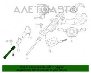 Рулевой карданчик нижний BMW X5 E70 07-13