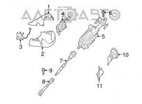 Coloană de direcție BMW X5 E70 07-13