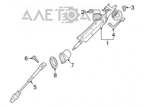 Рулевой карданчик BMW X3 F25 11-17 новый OEM оригинал