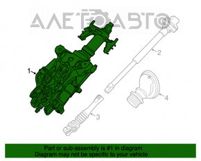 Рулевая колонка BMW 5 F10 11-16 RWD