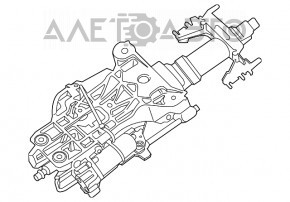 Рулевая колонка BMW 5 F10 11-16 AWD