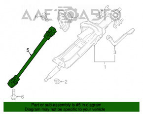 Bară de direcție pentru BMW 3 F30 12-18 RWD