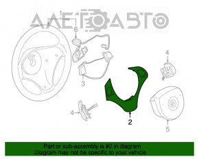 Накладка руля BMW 335i e92 07-13