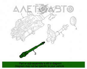 Volan cardanic BMW 5 F10 10-12 al doilea