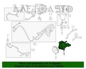 Pompa de direcție asistată pentru BMW 5 F10 11-16 ServoTronic