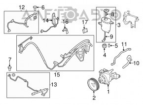 Pompa de direcție asistată pentru BMW 5 F10 11-16 ServoTronic