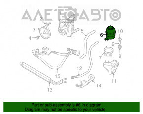 Бачок ГУР BMW 335i e92 07-13