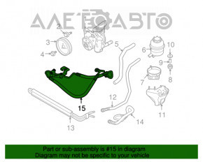 Furtun de presiune înaltă pentru direcția asistată BMW 335i e92 07-13