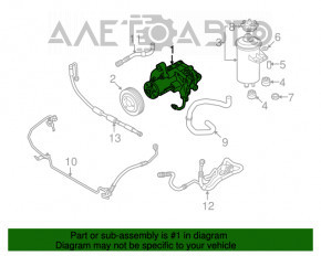 Насос ГУР гидроусилителя BMW X5 E70 07-13