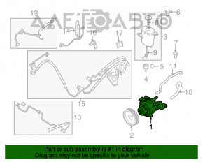 Pompa servodirecție BMW 5 F10 10-16 RWD cu DynamicDrive