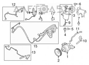 Насос ГУР BMW 5 F10 10-16 RWD под DynamicDrive