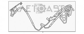 Tuburi de înaltă presiune pentru direcția asistată BMW 5 F10 11-16