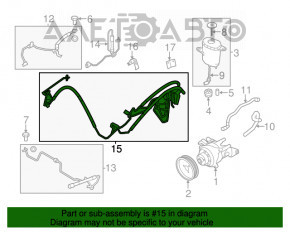 Tuburi de înaltă presiune pentru direcția asistată BMW 5 F10 11-16