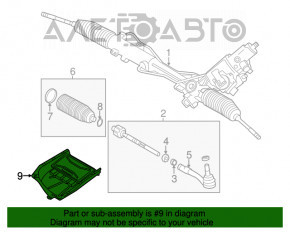 Modul de control al direcției asistate ServoTronic pentru BMW 5 F10 11-17